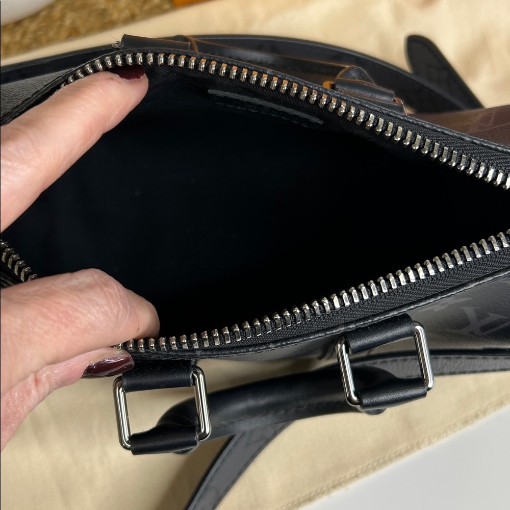 Authentic Louis Vuitton Monogram Eclipse black/grey reverse XS Keepall-Unisex - Picture 11 of 17